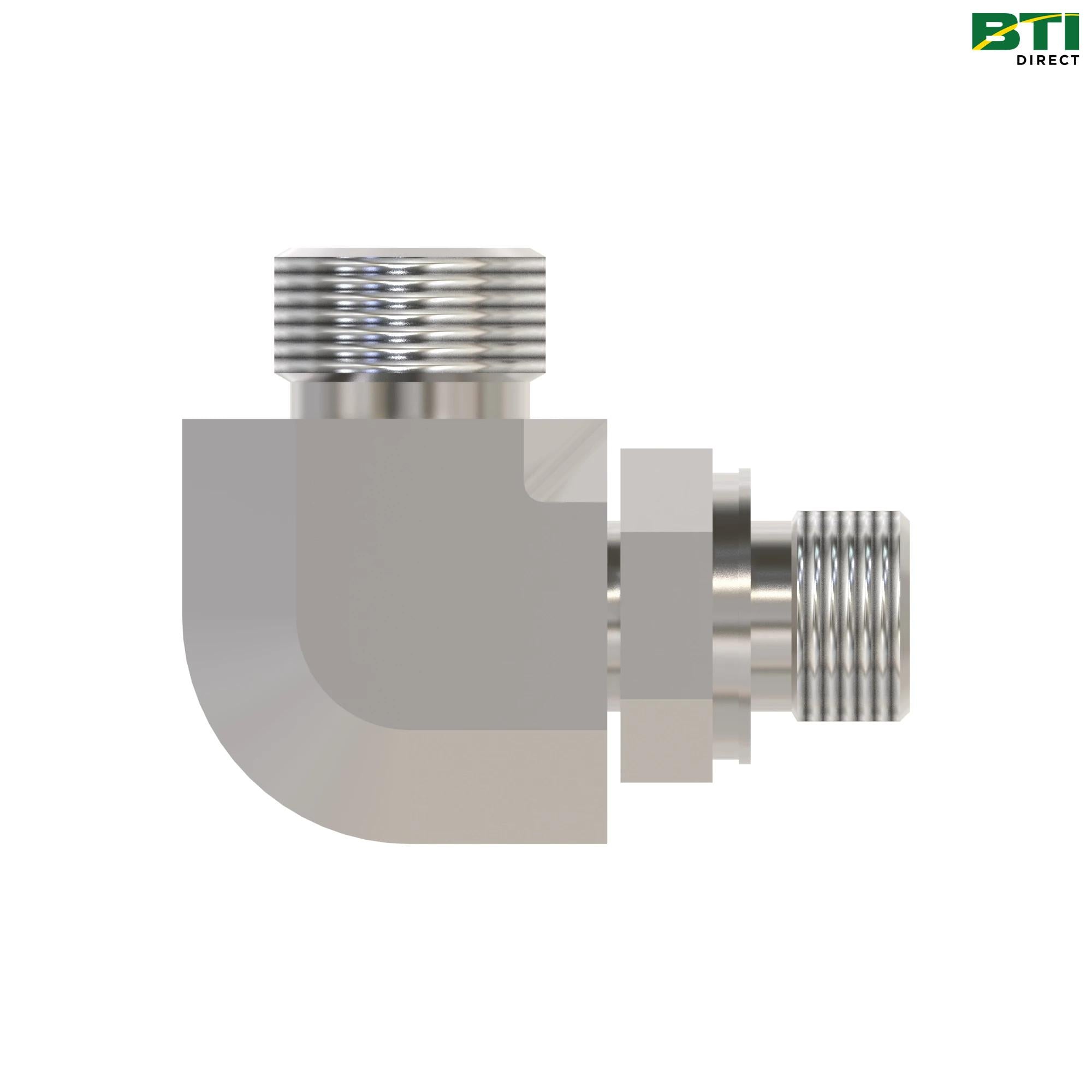 38H5036: 90 Degree Adjustable Stud Elbow Fitting
