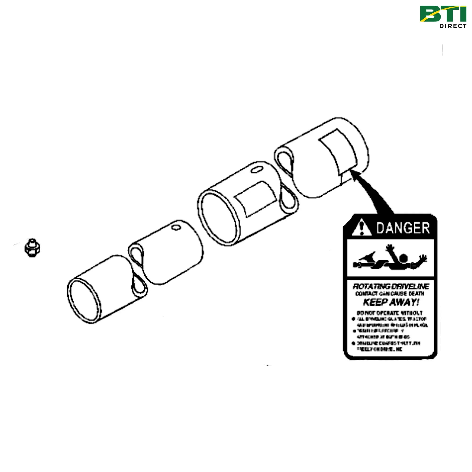 AW29591: Driveline Direct Greasing Retrofit Kit