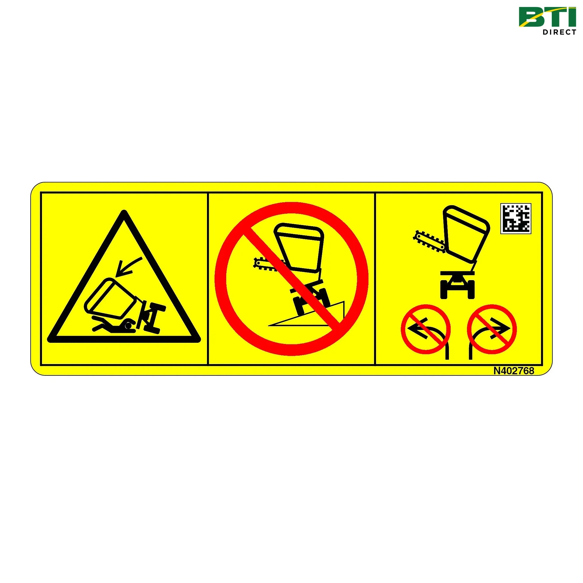 N402768: Basket Hazard Text Free Label