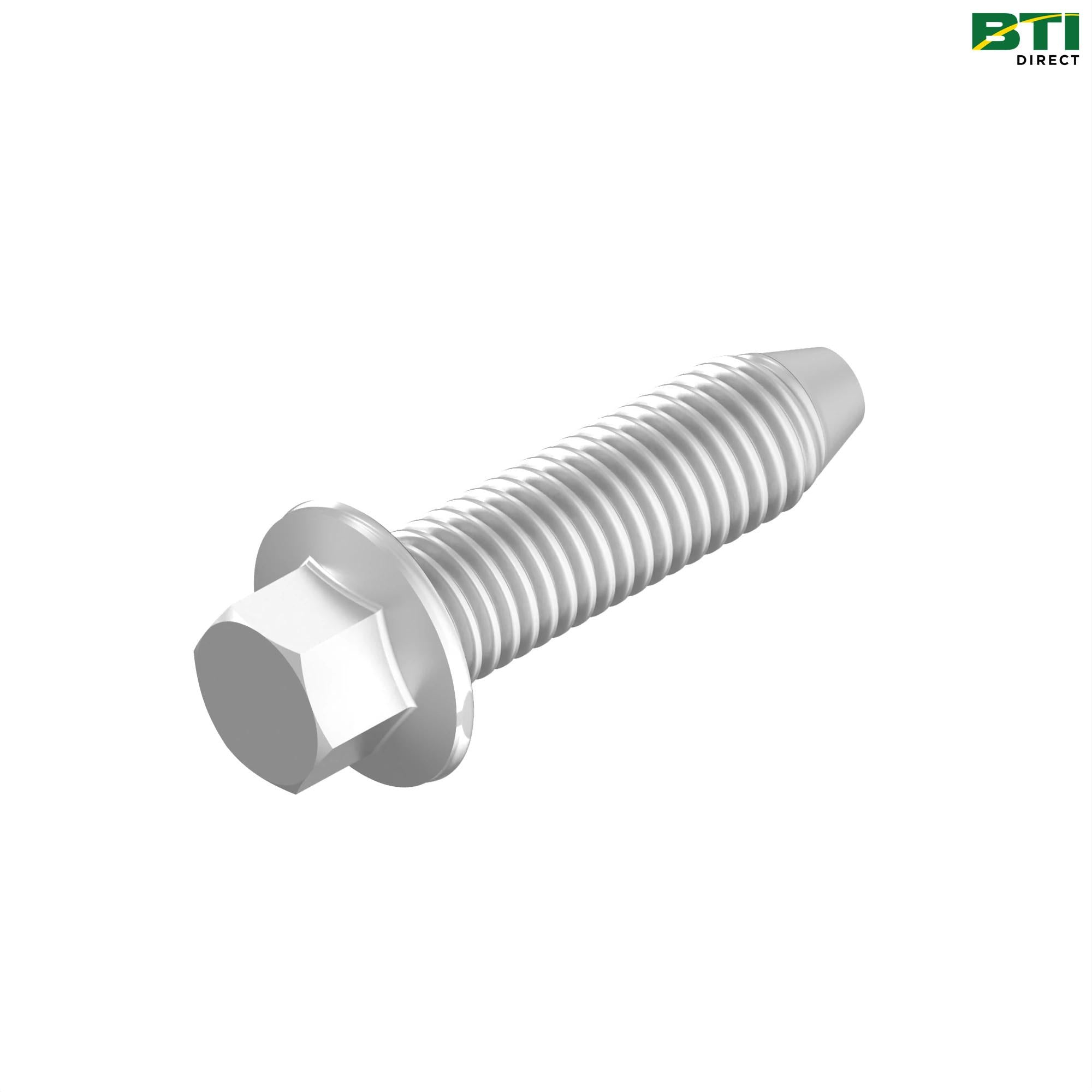 37M7096: Hexagonal Flanged Head Self-Tapping Screw, M8 X 35