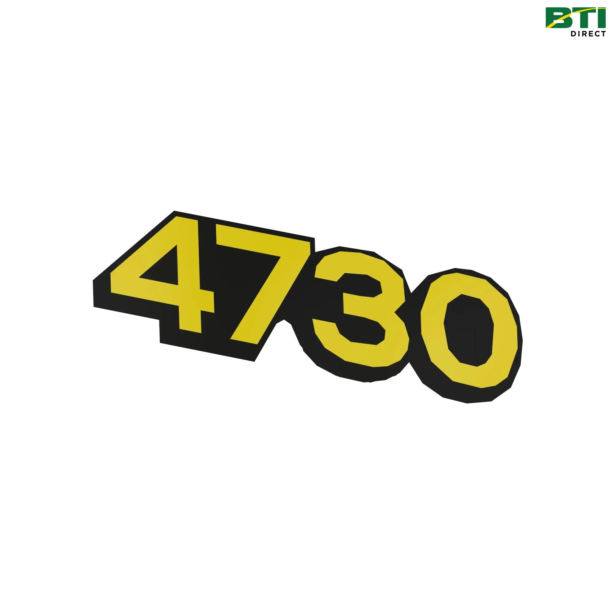 N311886: 4730 Model Label, Right Side