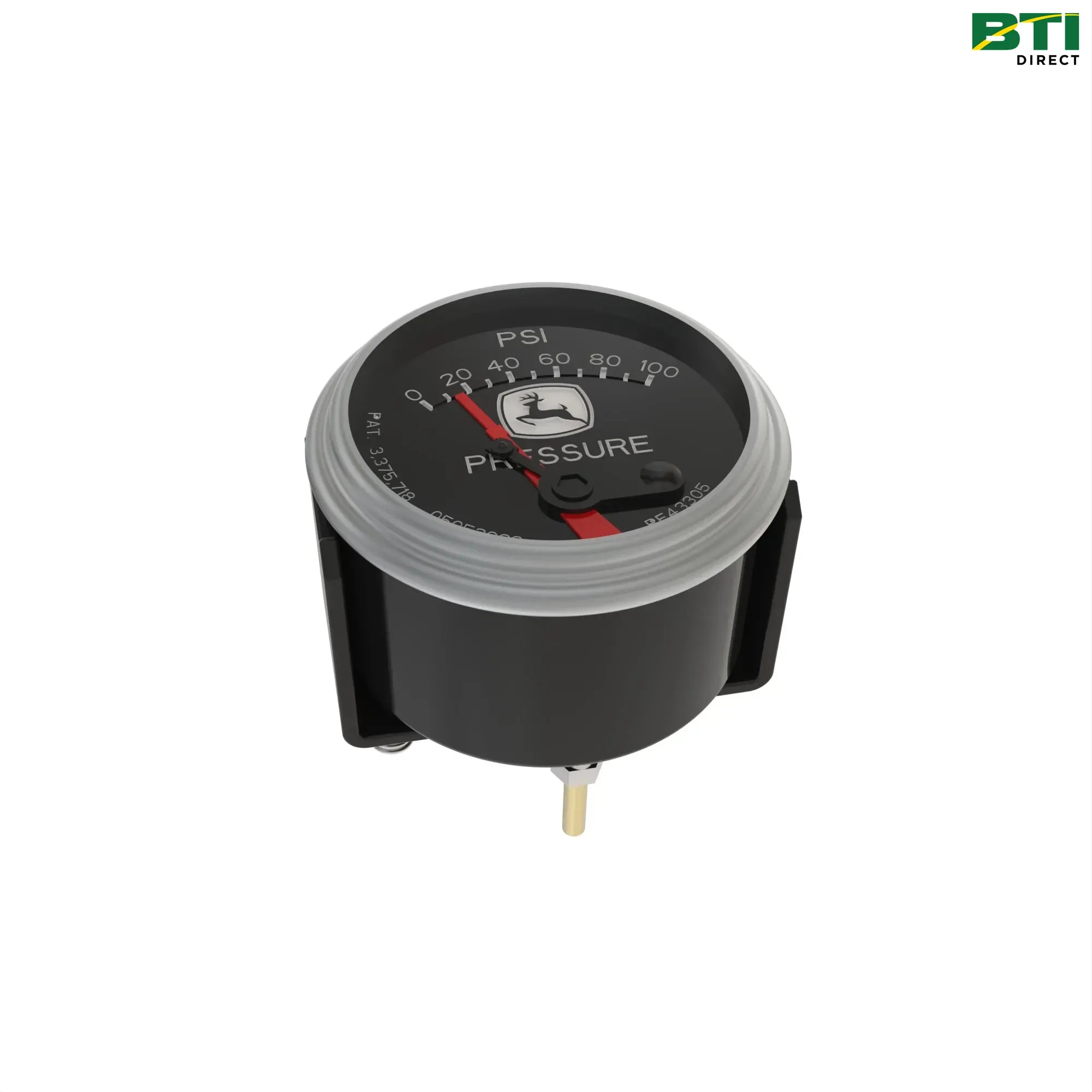 RE43305: Instrument Panel Oil Pressure Meter