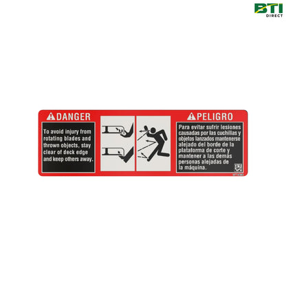 MT4080: Danger Label English/Spanish