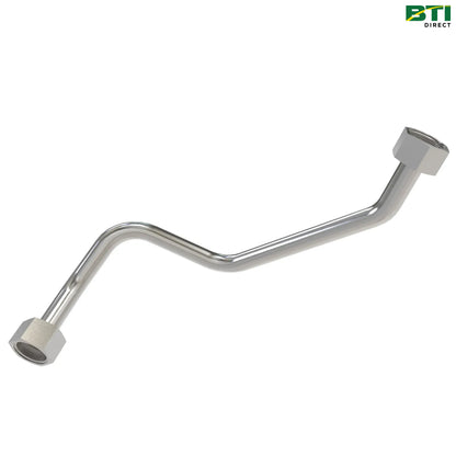 RE340738: RH Front PTO Damping Valve to Accumulator Oil Line