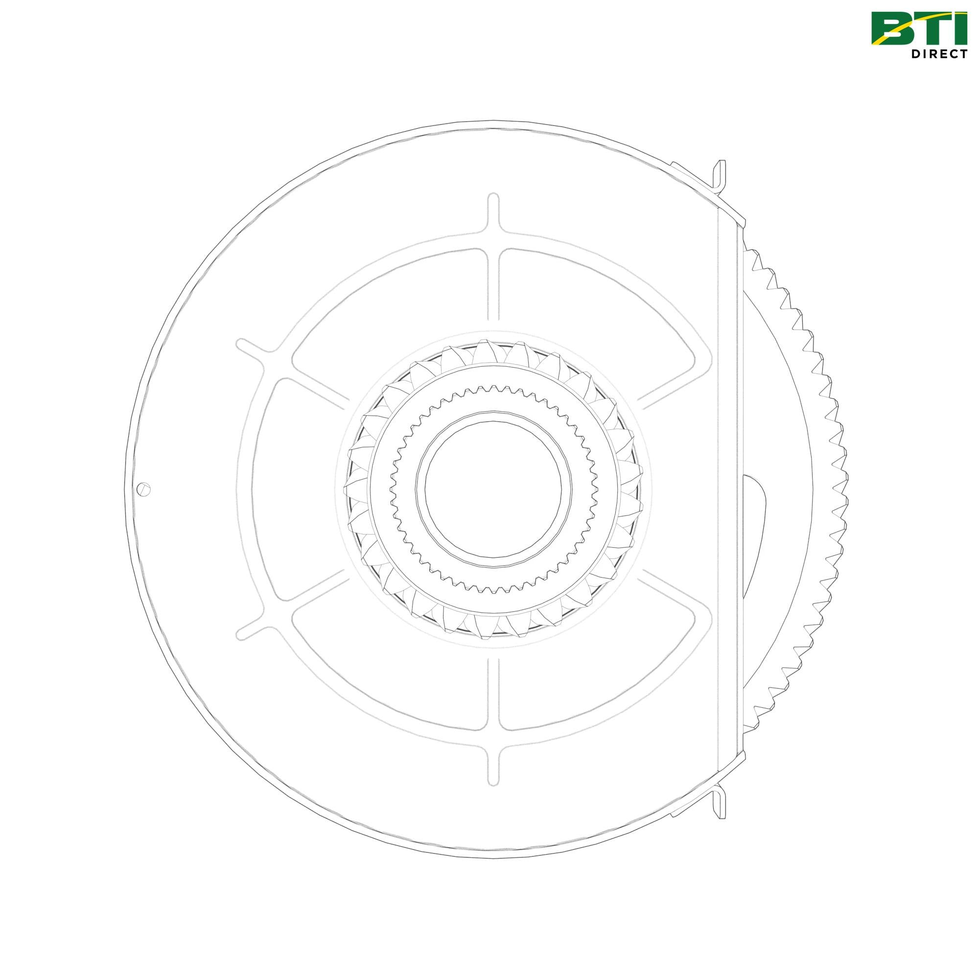 AL236871: Rear PTO Output Shaft Drive Gear