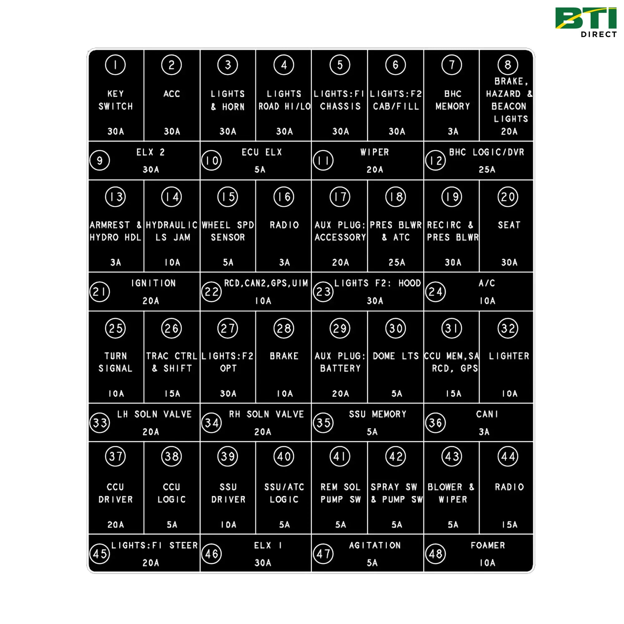 N312151: Electrical Load Center Label