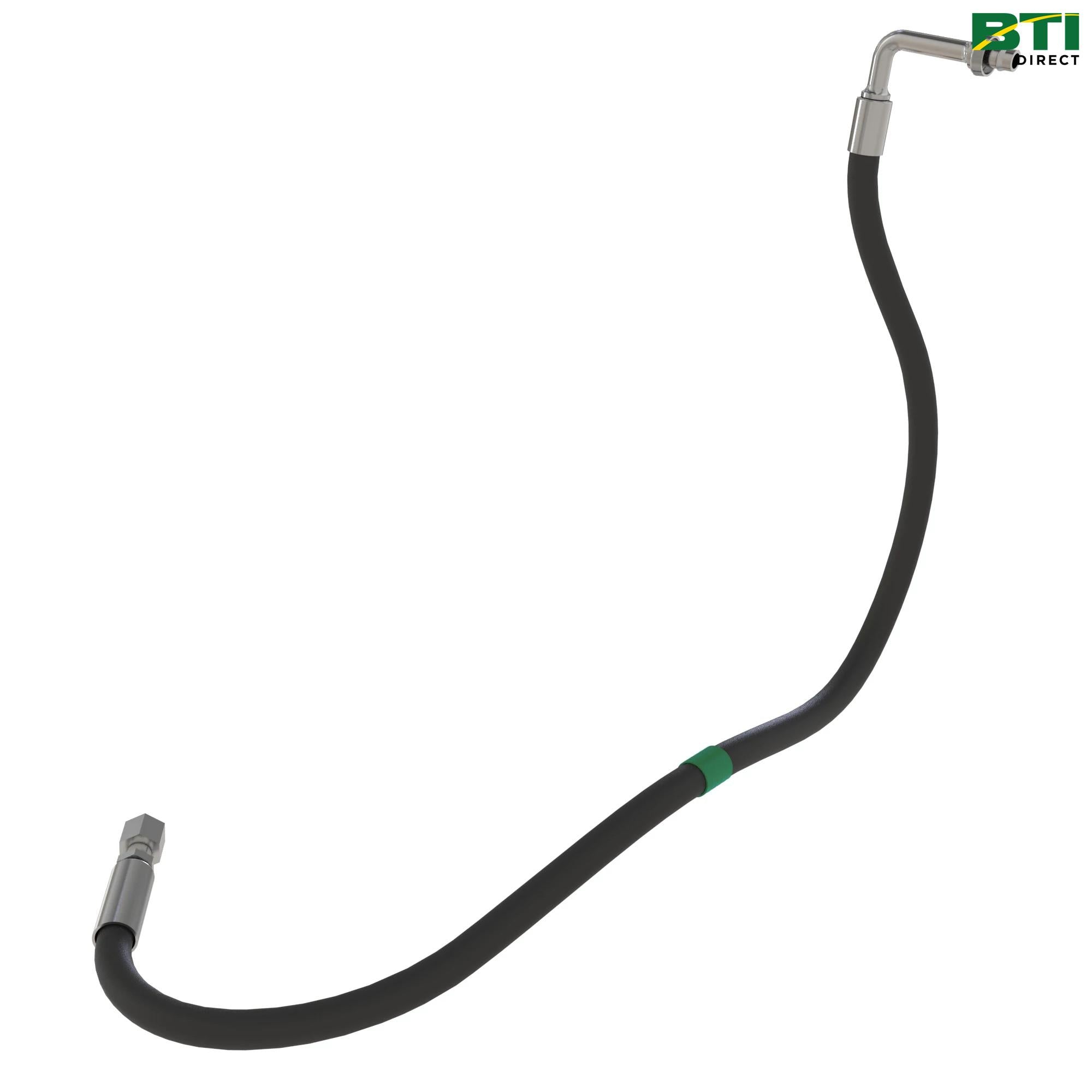 AN374925: Front Basket Dump Fabricated Hydraulic Hose