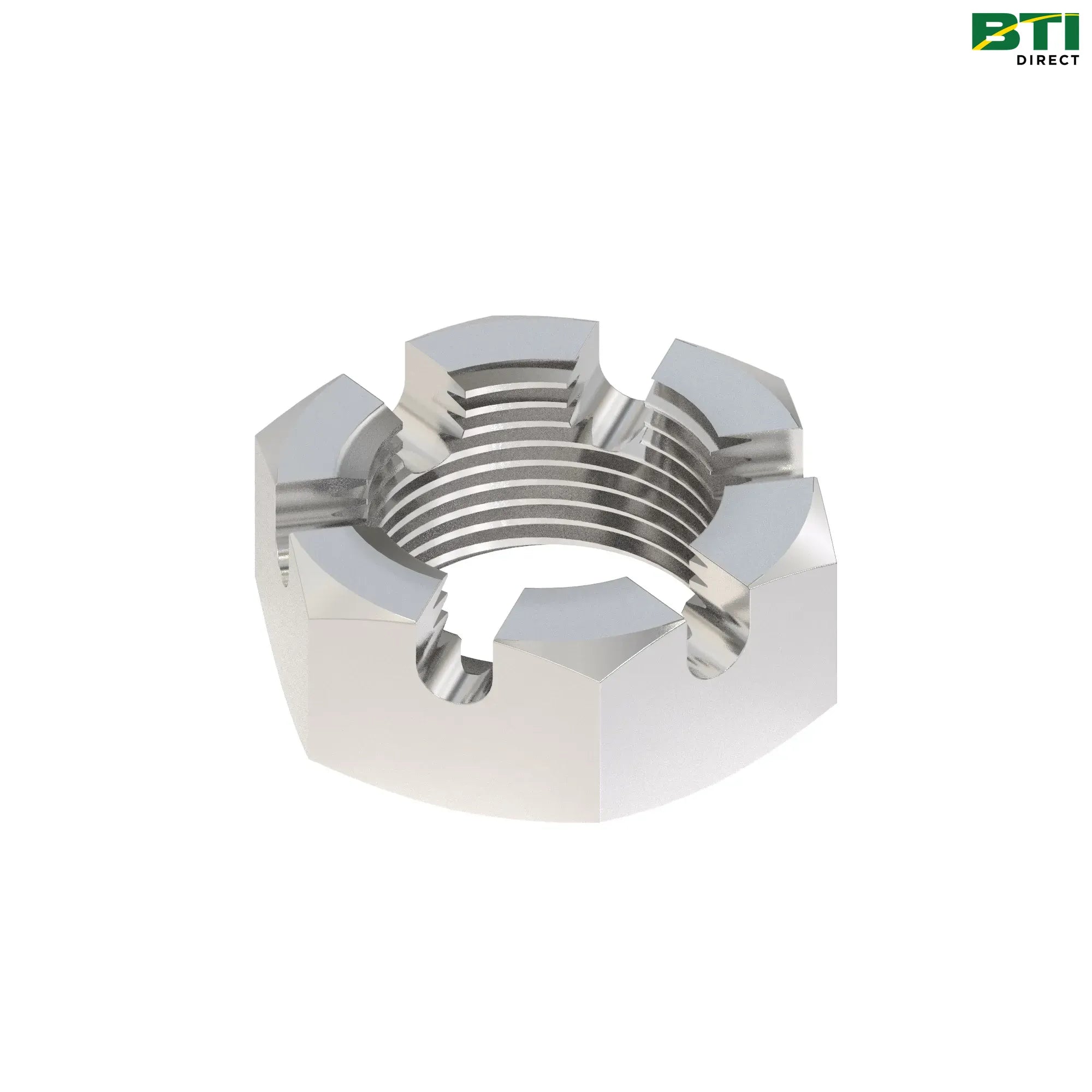 N404685: Hexagonal Slotted Nut, M24