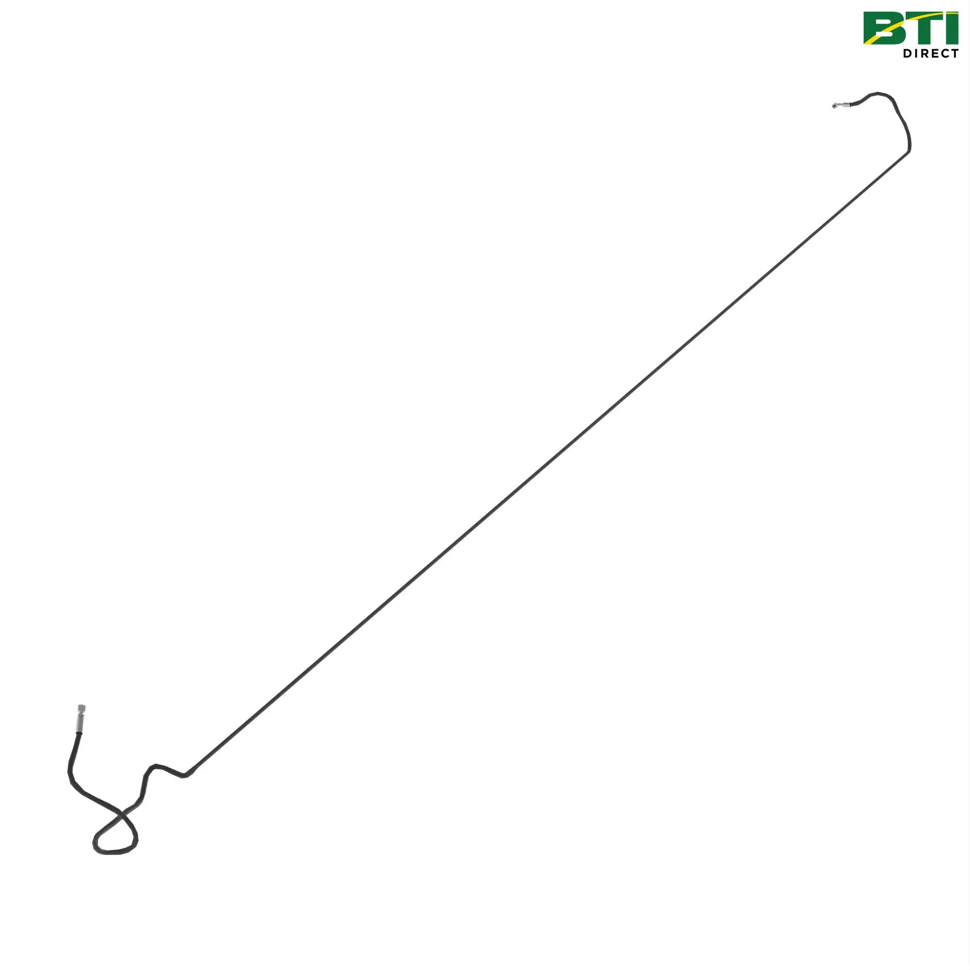 AXE13324: LH Auger Motor Out to Auger Valve T-Fitting Hydraulic Hose