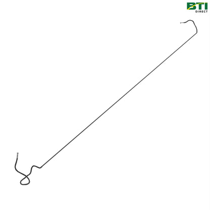 AXE13324: LH Auger Motor Out to Auger Valve T-Fitting Hydraulic Hose