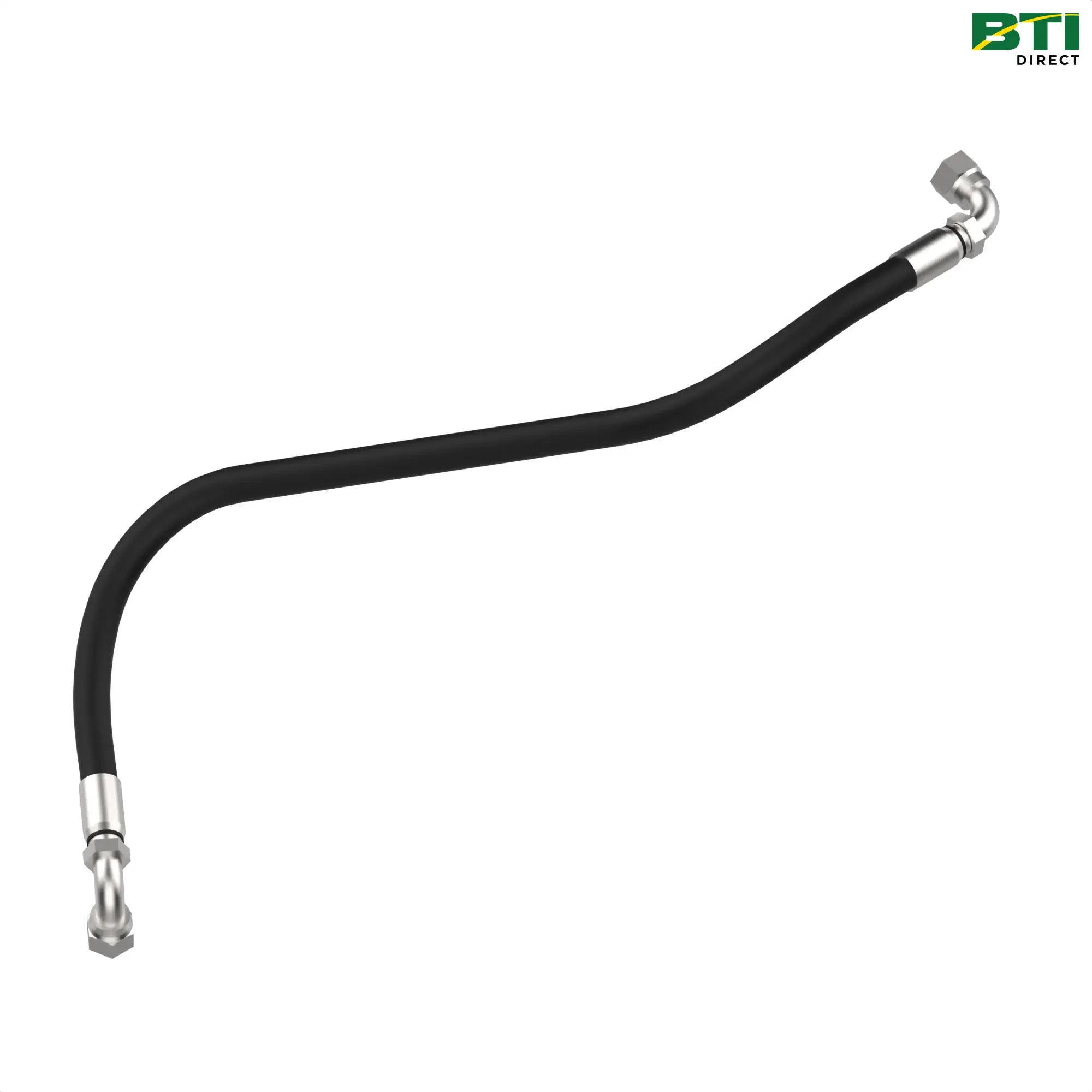 RE232540: Front PTO Hydraulic Oil Cooler Fabricated Hose