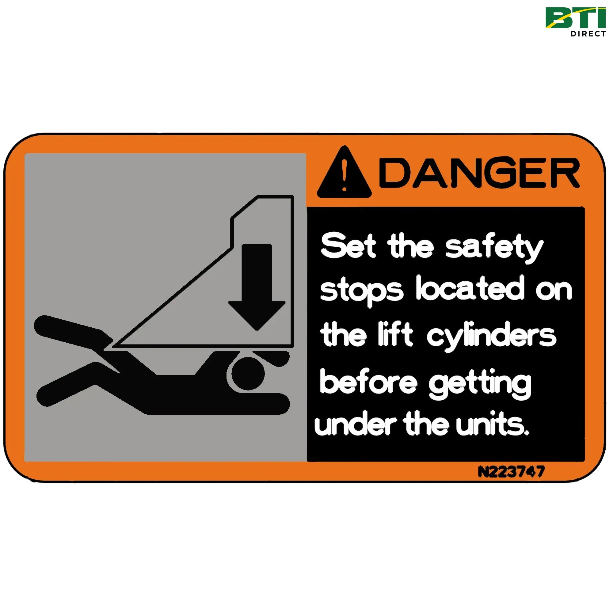 N223747: Unit Danger Label