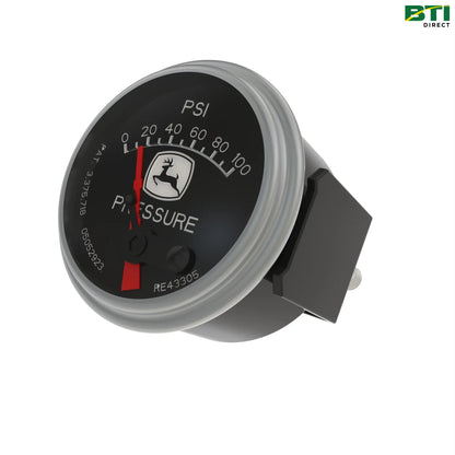 RE43305: Instrument Panel Oil Pressure Meter