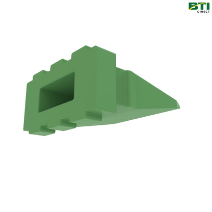 57M7678: Orange Electrical Connector Terminal, 6 Cavities