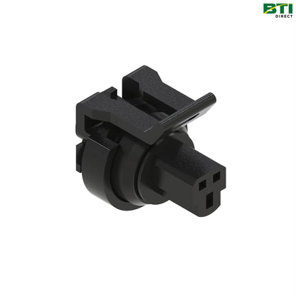 57M8625: Black External Electrical Connector Housing, 3 Cavities