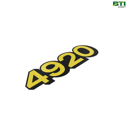N304546: 4920 Model Designator Label