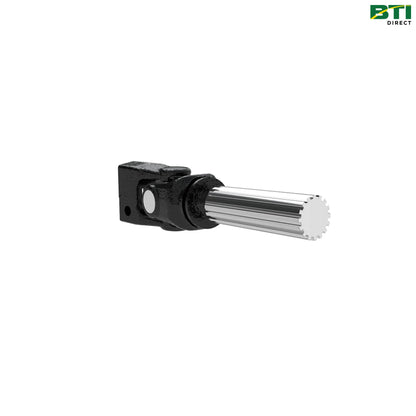 AXE43851: Center Feed Belt Driveshaft Yoke with Shaft