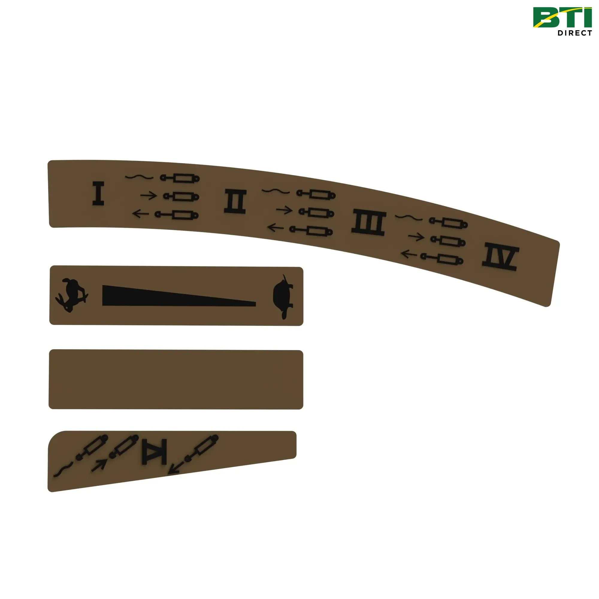 RE179528: Armrest Control Housing Label Kit