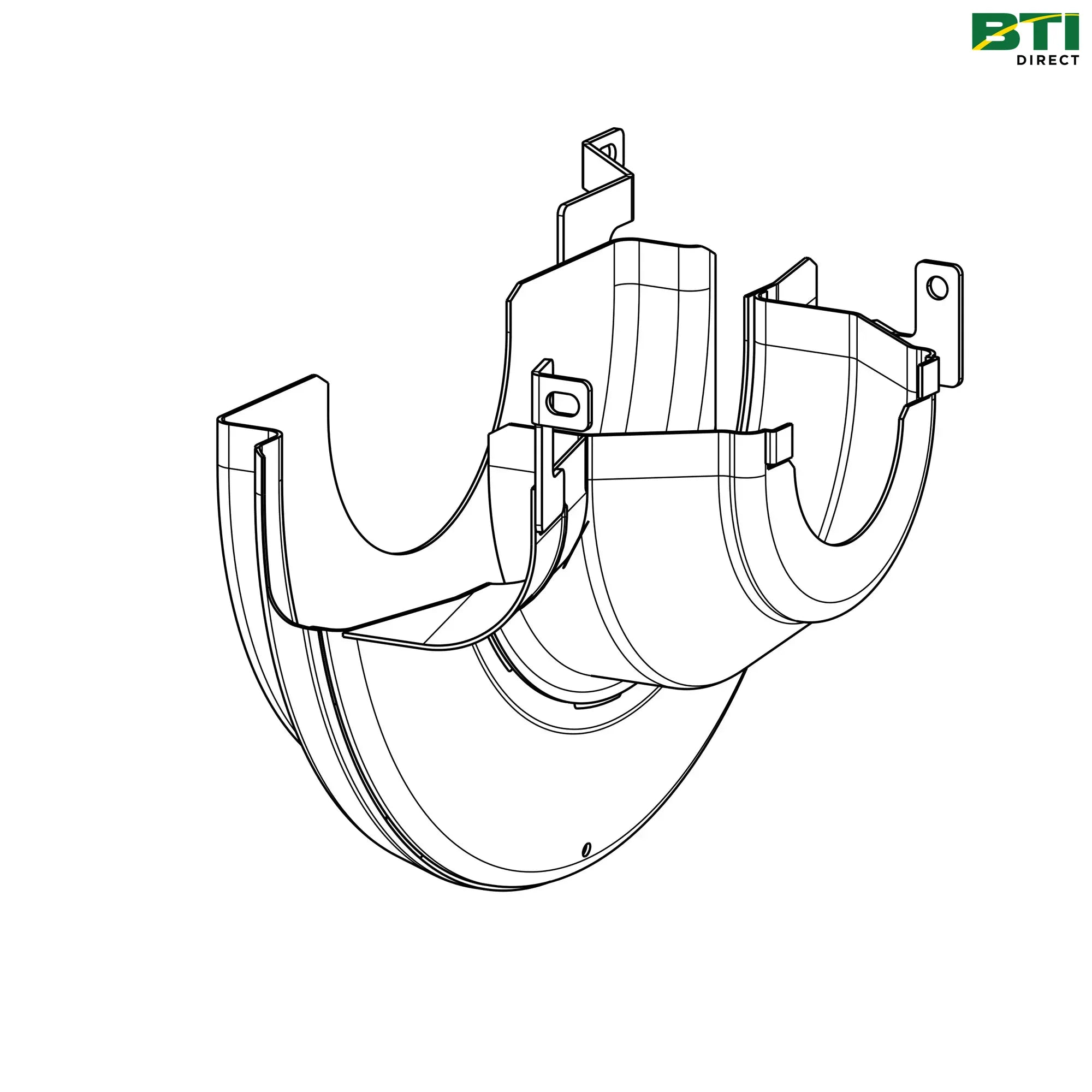 RE225125: Spiral Bevel Gear Deflector