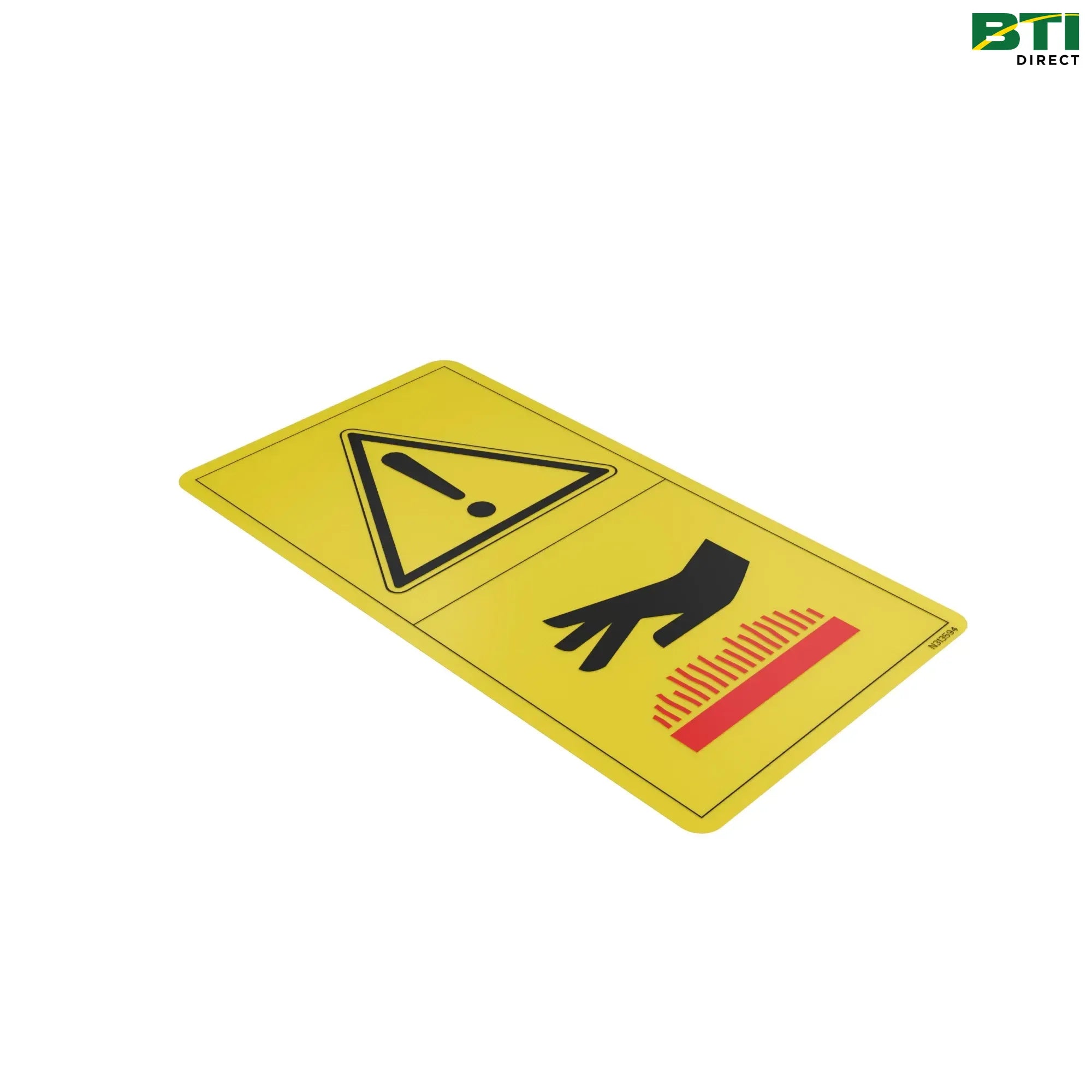 N313594: Exhaust Heat Warning Label