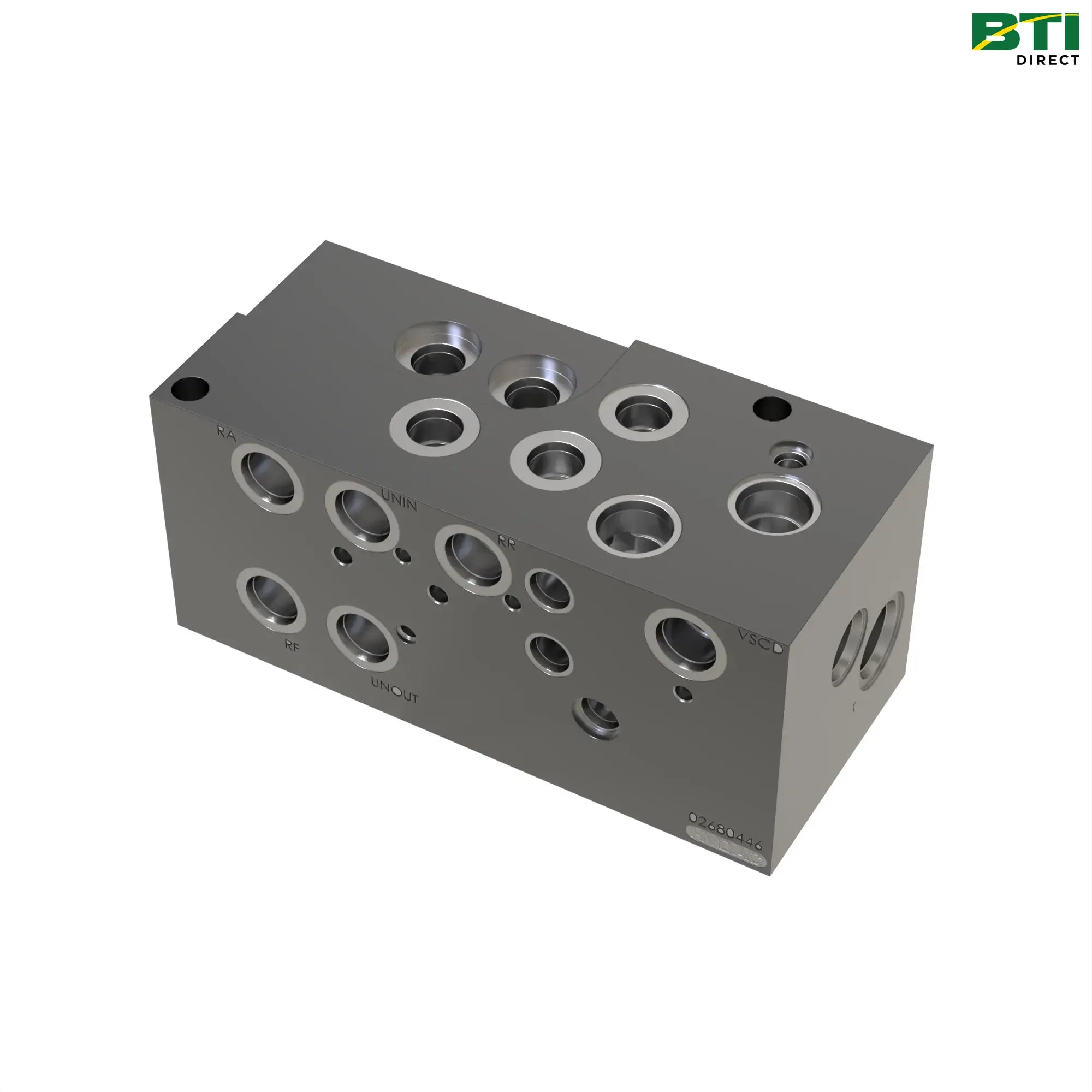 AXE65887: Flow Control Hydraulic Valve Block with Orifices