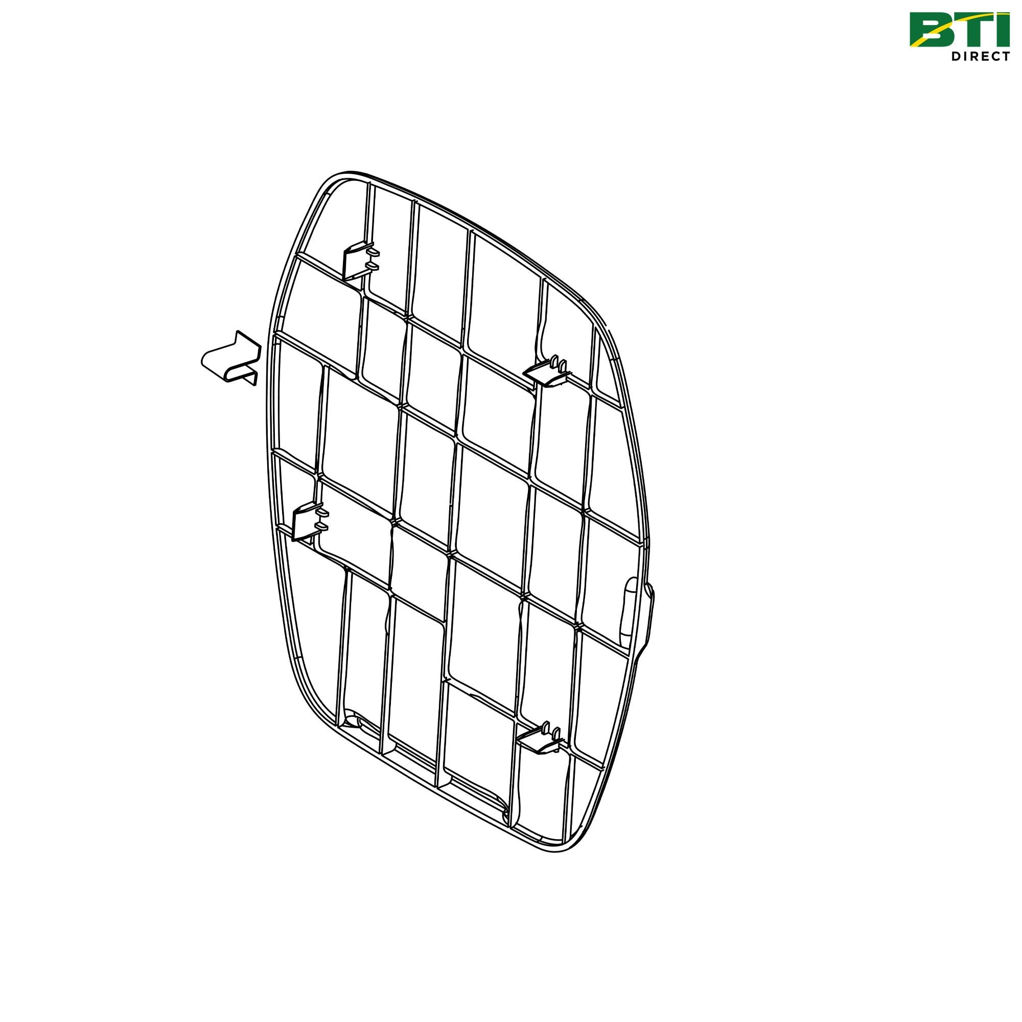 RE583987: Back Cover Seat Kit