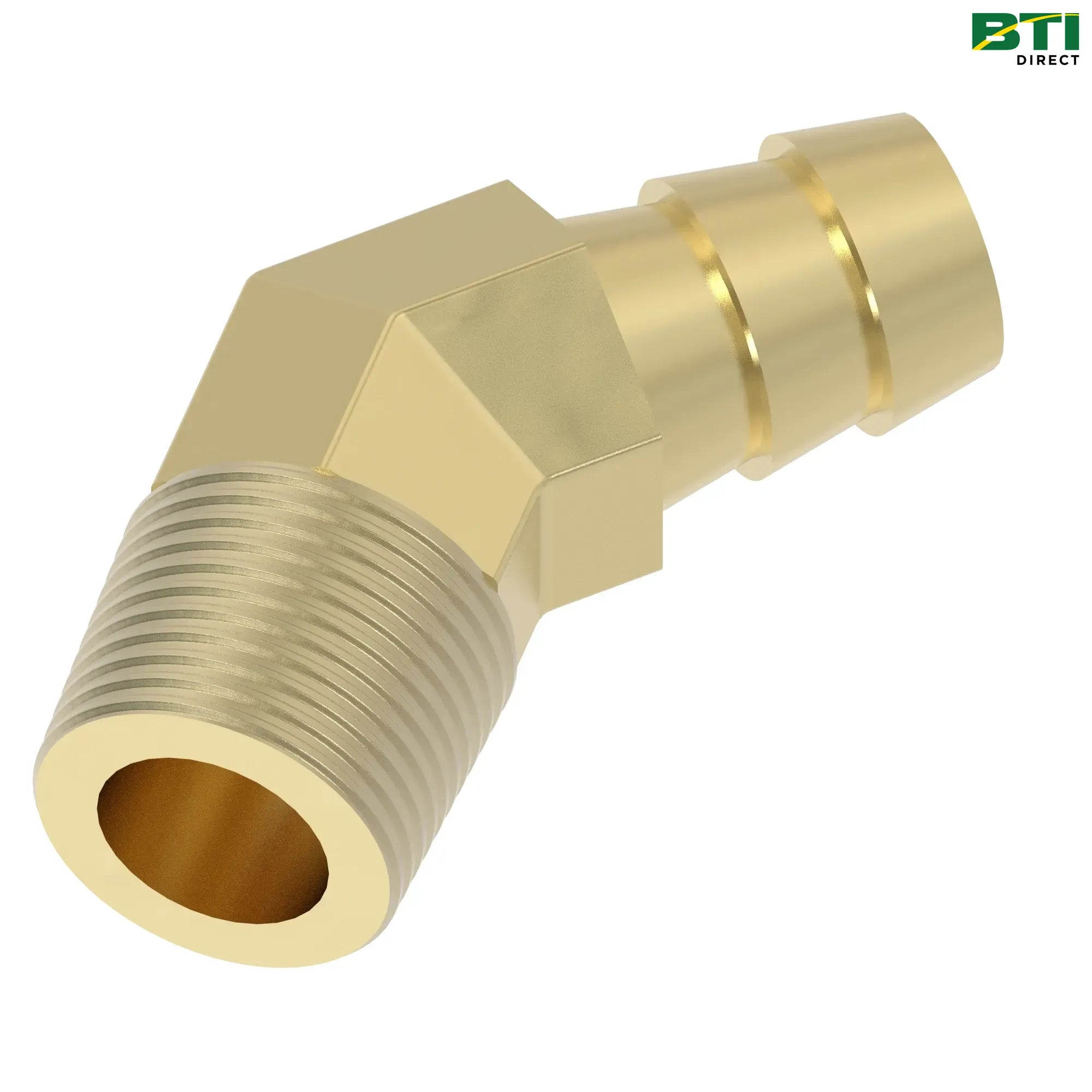 N379152: 45 Degree Male Barbed Elbow Fitting