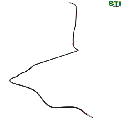AXE40534: Steering Cylinder Left to Bulkhead Hydraulic Hose