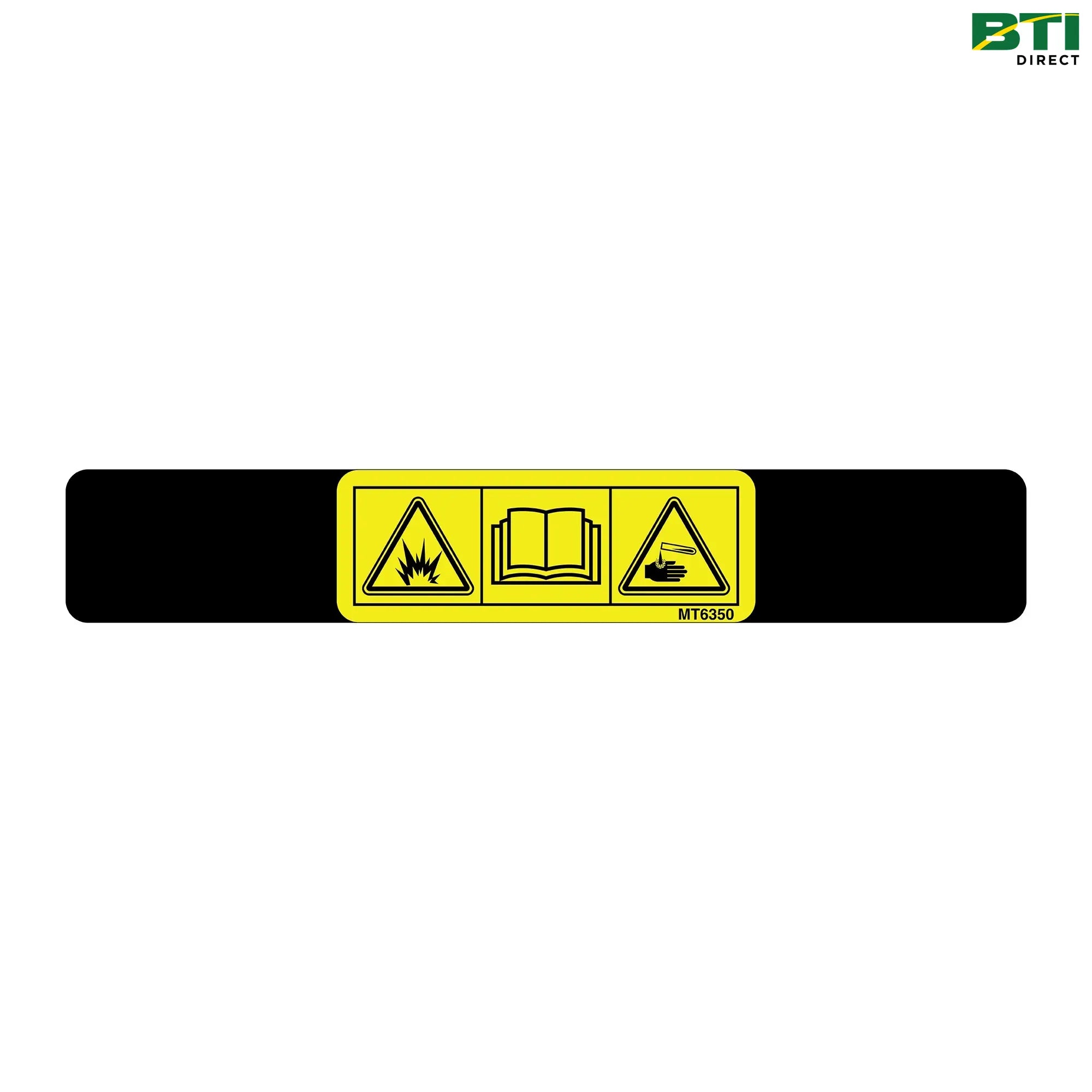 MT6350: Battery Danger Label