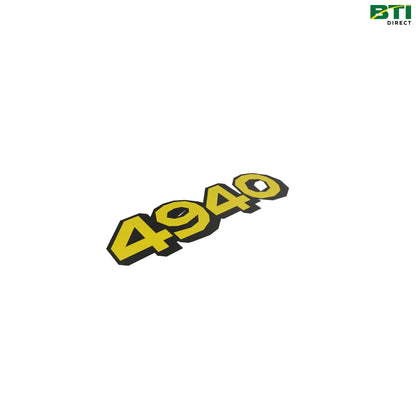 N403707: 4940 Hood Label, Left Side
