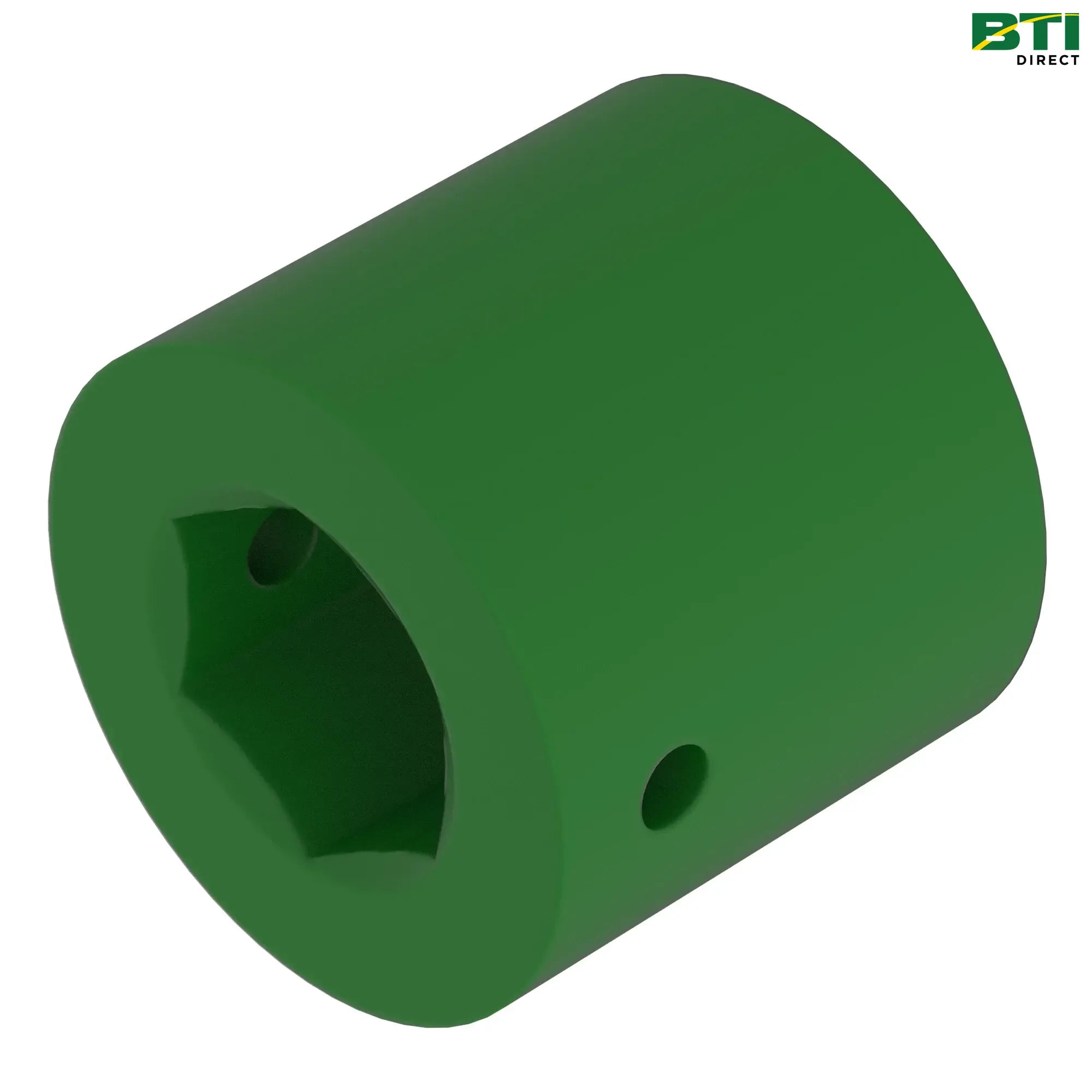 N272842: Round Outer Diameter and Hexagonal Id - one Hole Bushing