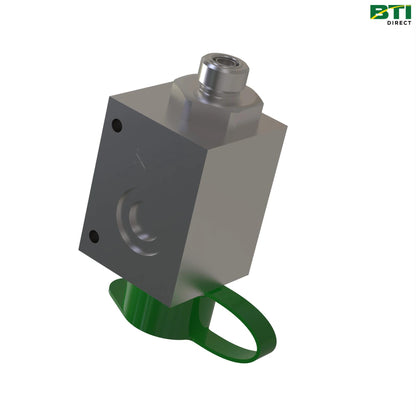 AL208342: Quick Coupler Plug with Shut-Off Valve