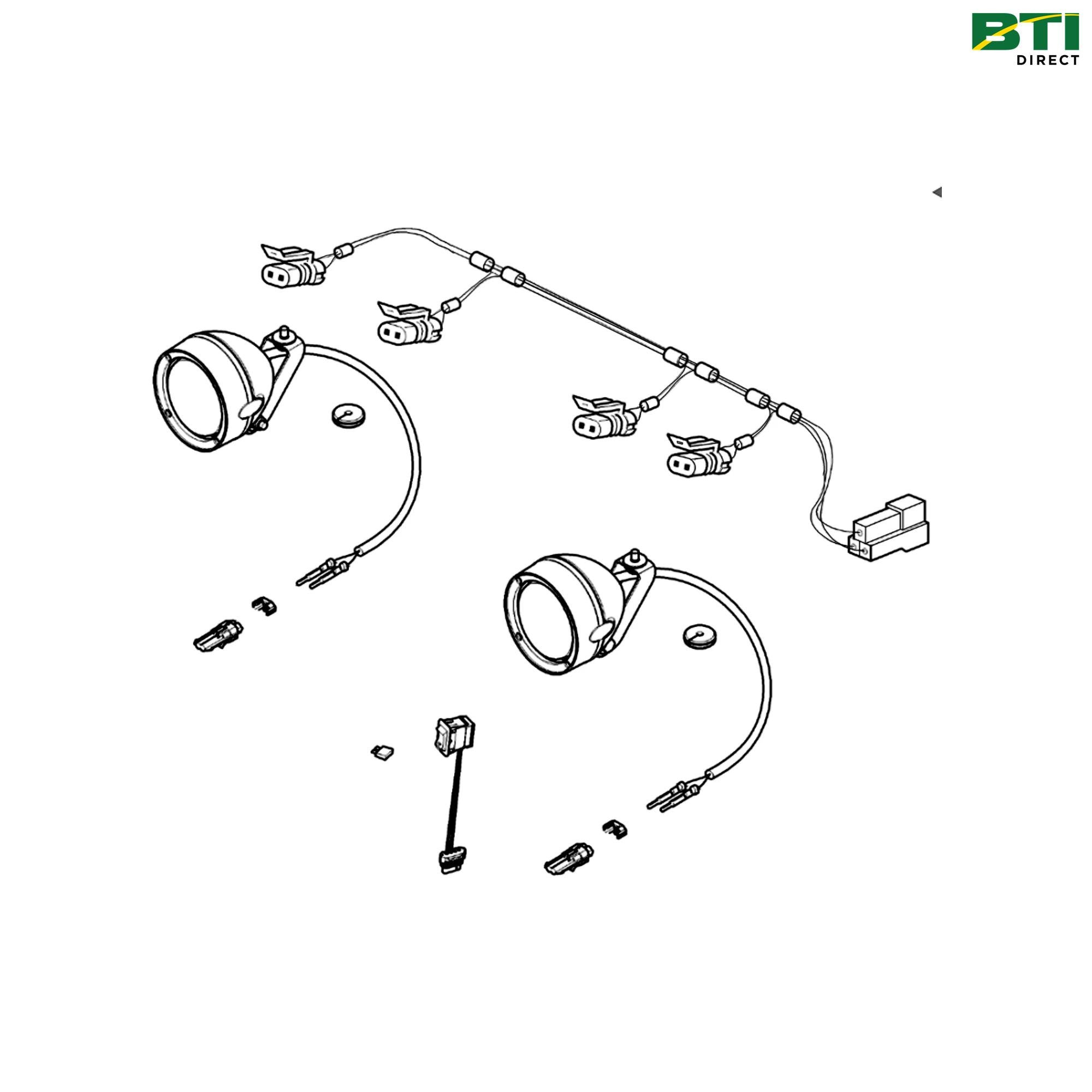 AL179971: Two Rear Work Floodlamps