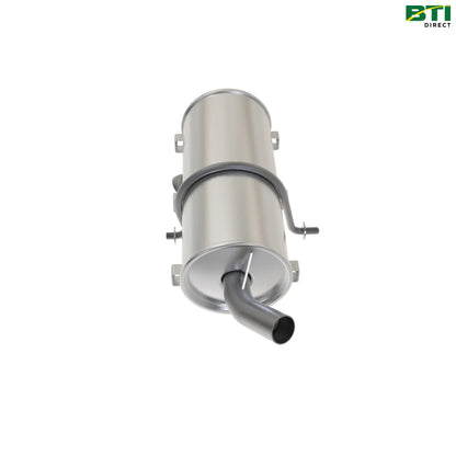 AUC11855: Non-Aspirated Round Shaped Muffler without Spark Arrester