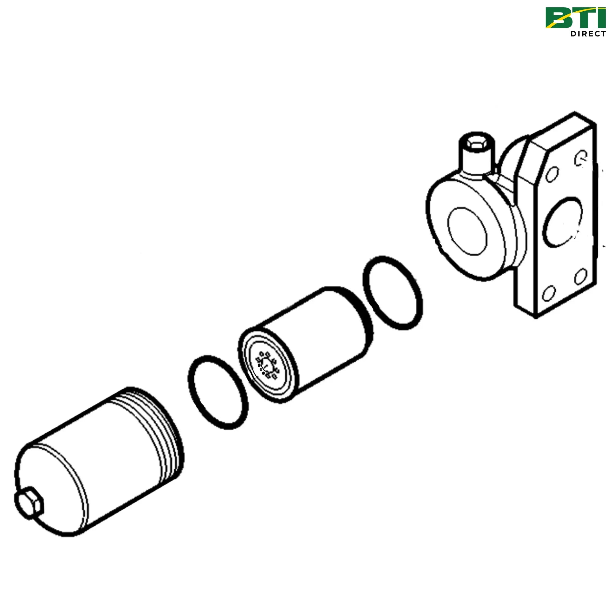AN402500: Hydraulic Pump Oil Filter