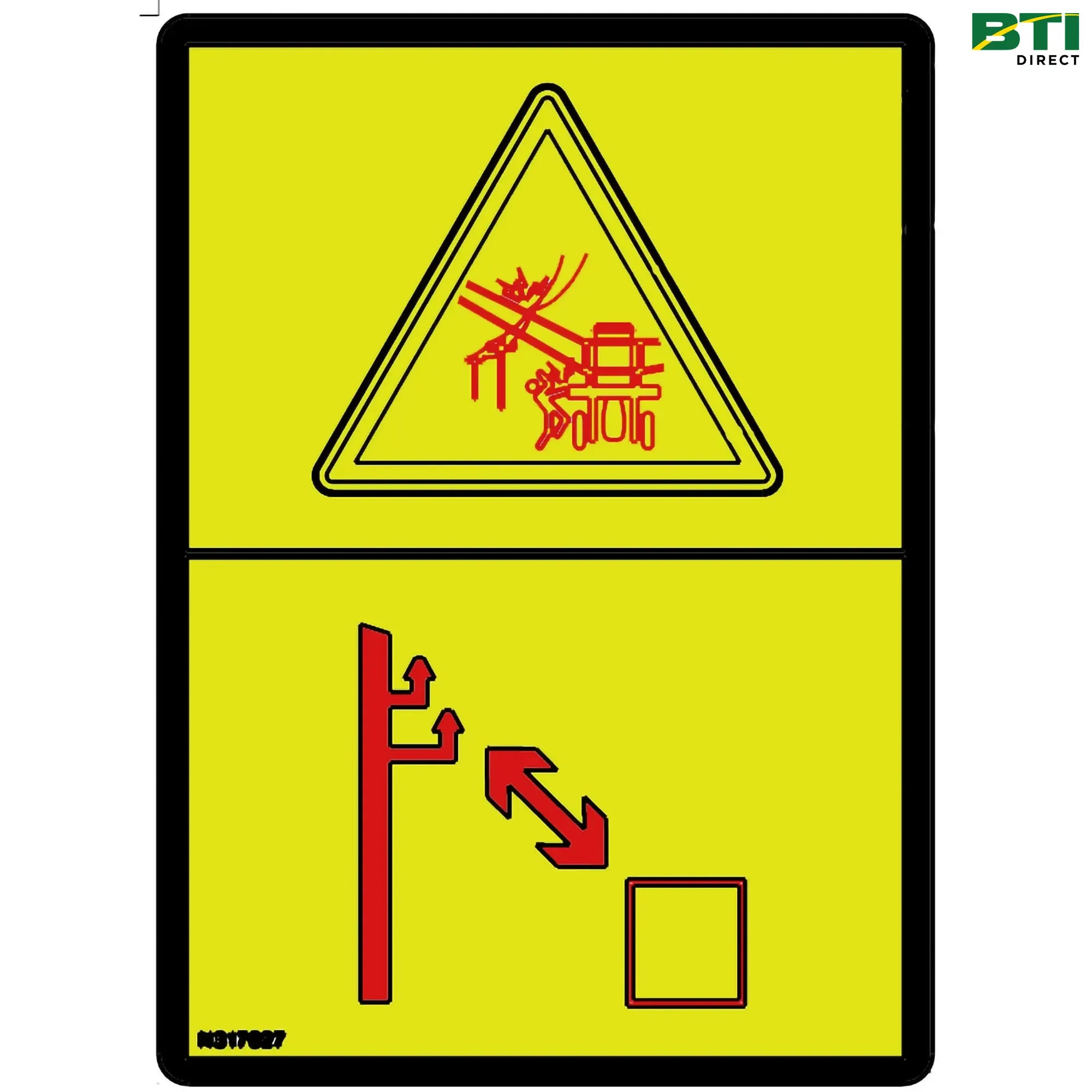 N317027: Label, Tach Opening