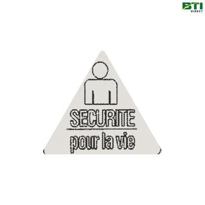 N208418: French Safety Sign
