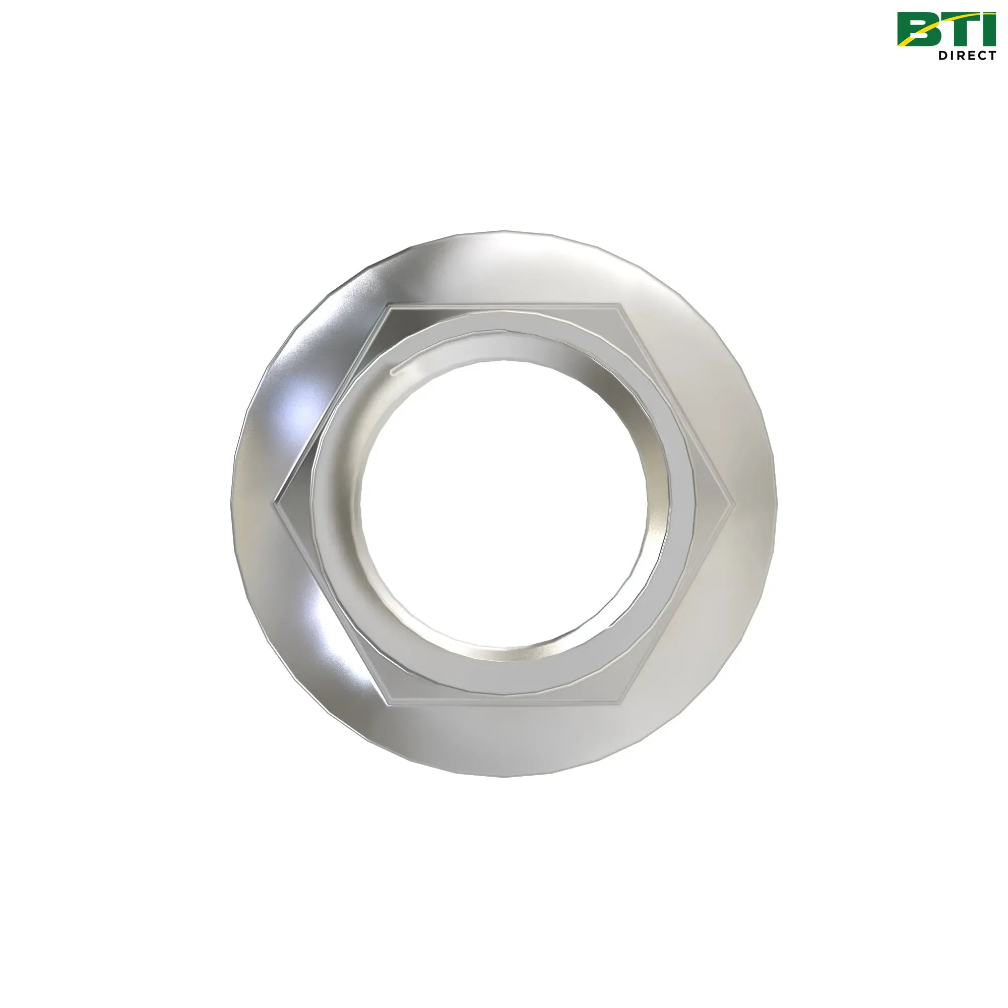 N284121: Hexagonal Flanged Lock Nut, M5