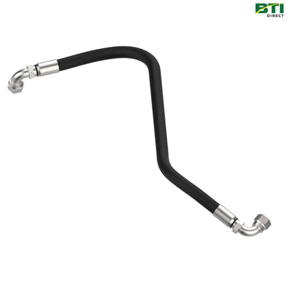 RE232540: Front PTO Hydraulic Oil Cooler Fabricated Hose