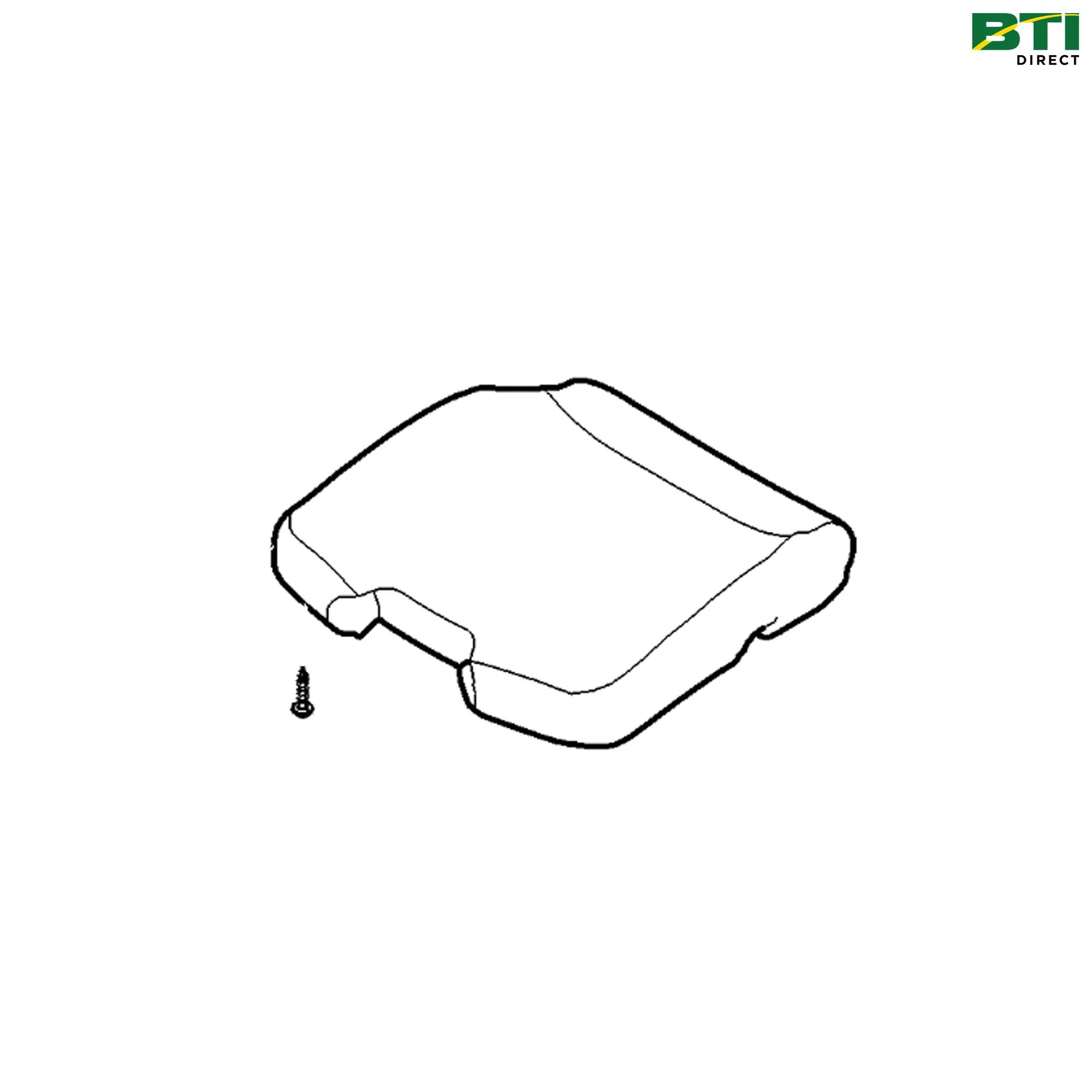 AL230558: Leather Seat Bottom Cushion