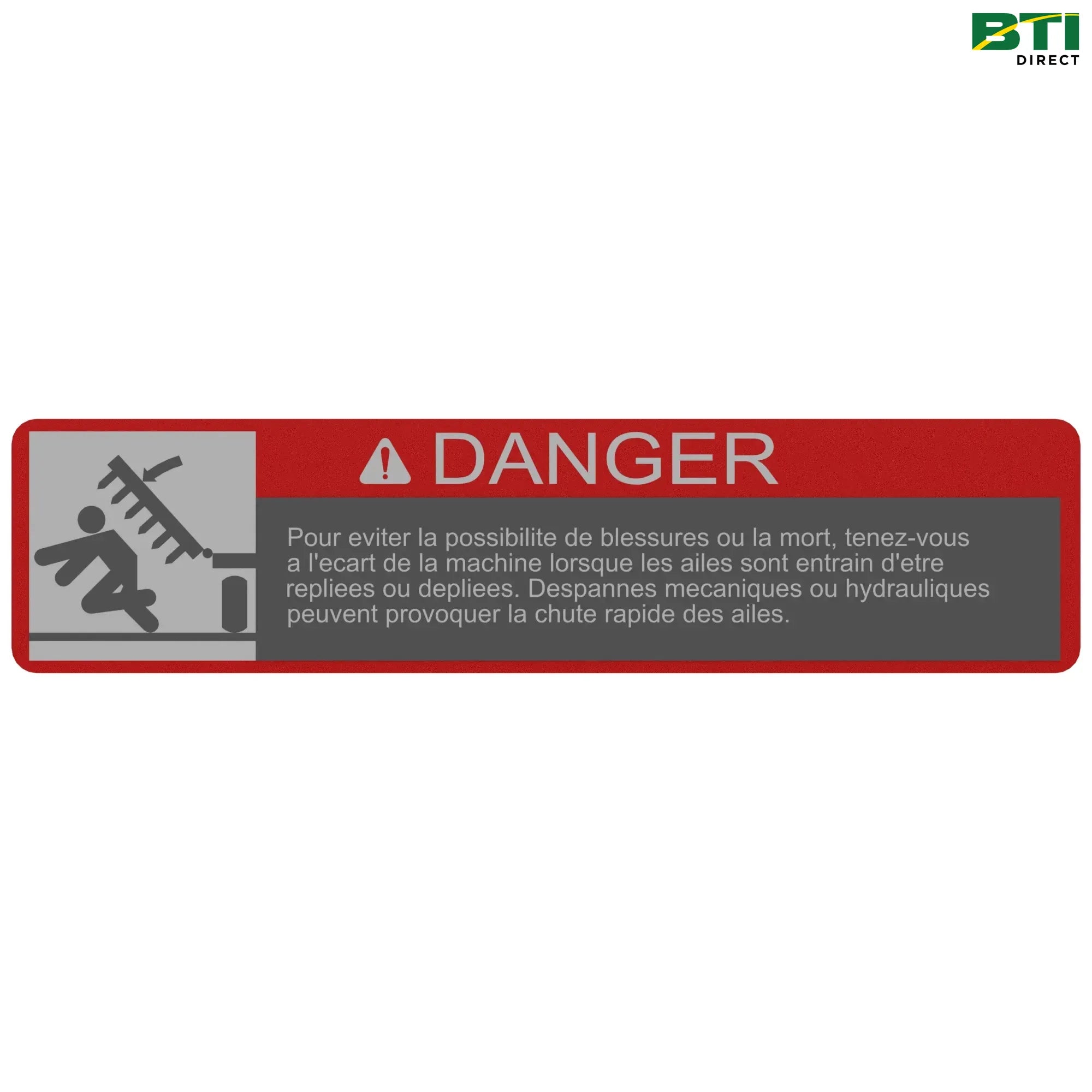 N232803: Safety Danger Label, French