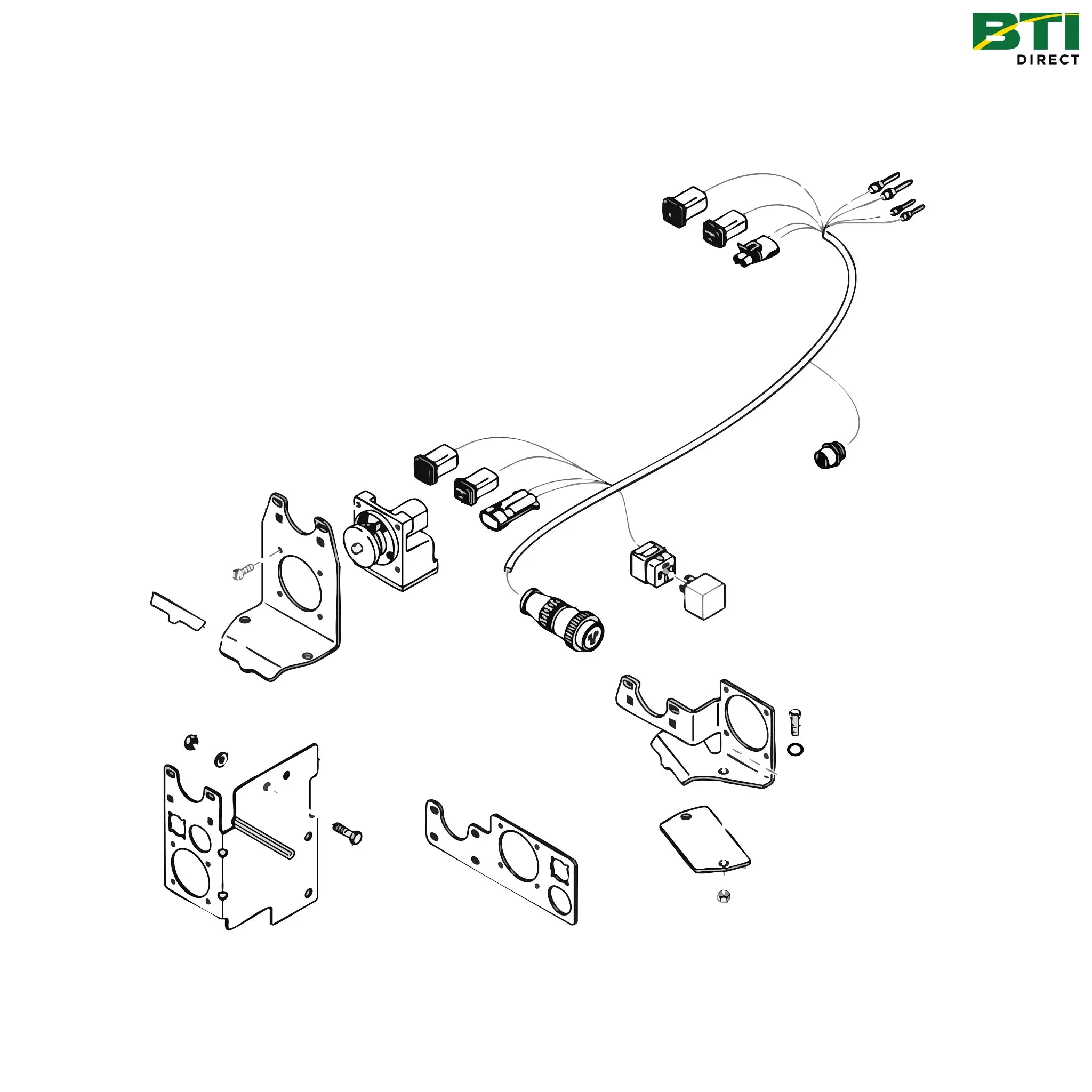 RE177246: GreenStar™ ISO Implement Harness Kit