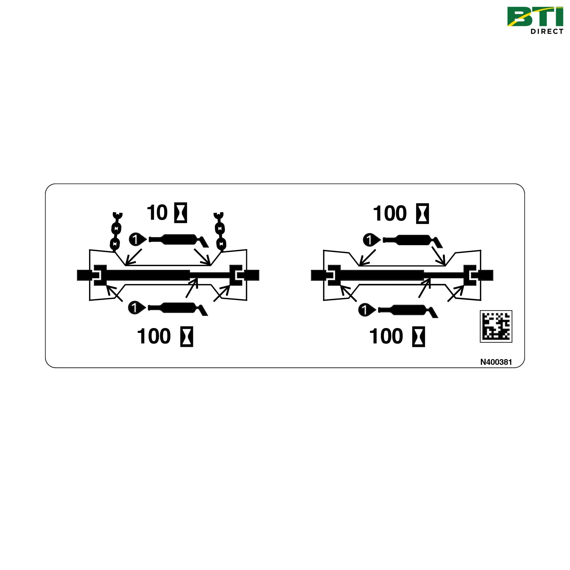 N400381: Grease 1 Shot Label