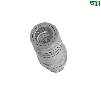 RE307714: Hydraulic Quick-Connect Coupler