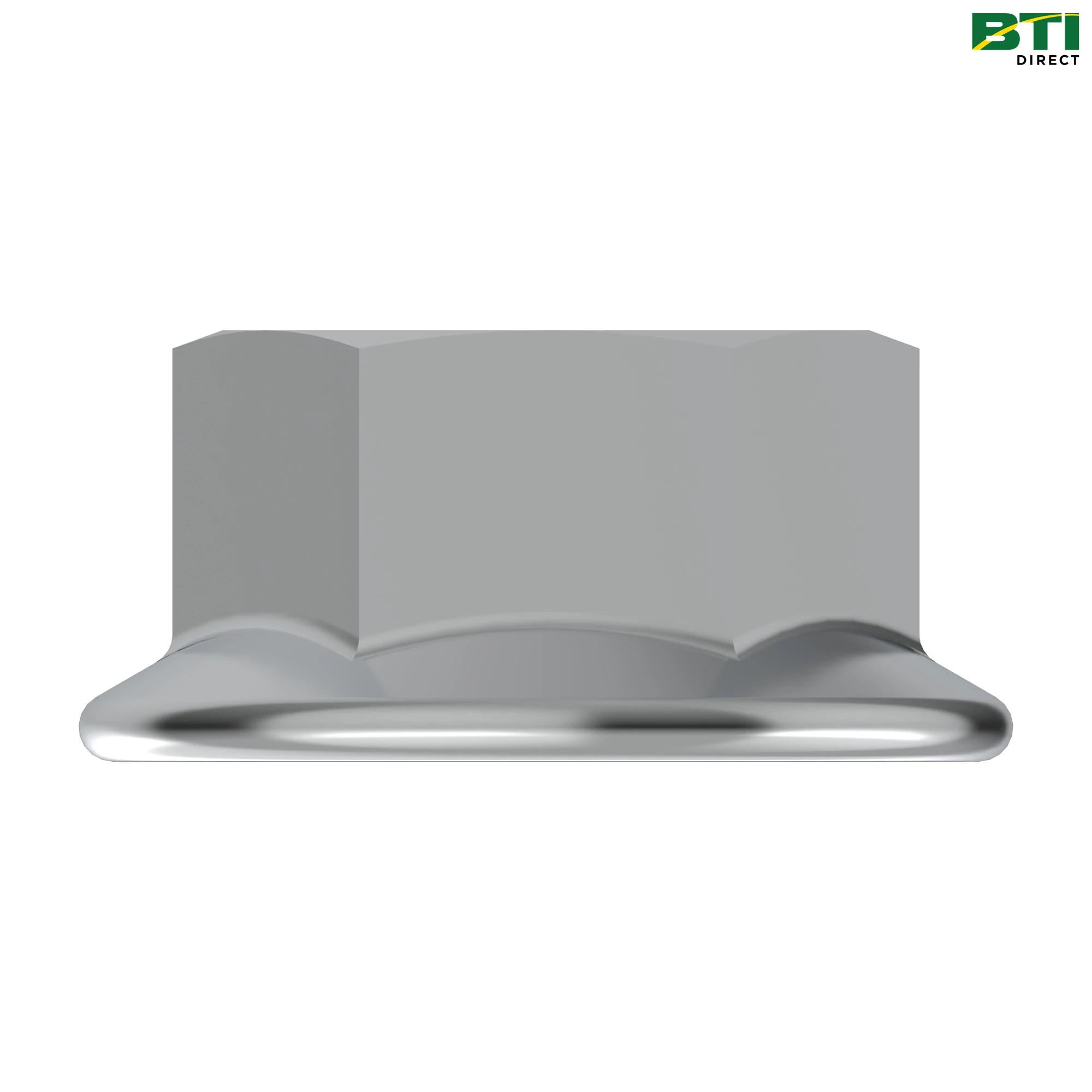 14M7296: Hexagonal Flange Nut, M10