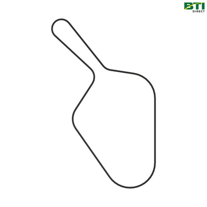 DZ119521: Engine Fan and Idler Pulley V-Belt, Effective Length 1610 mm (63.4 inch)