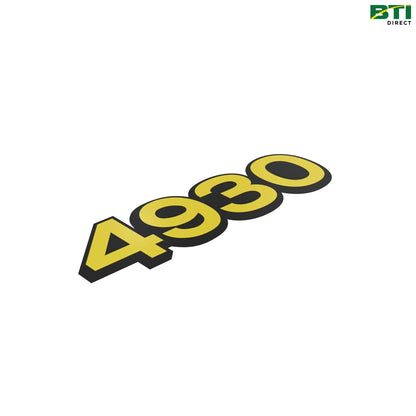 N309441: 4930 Model Number Label, Right Side