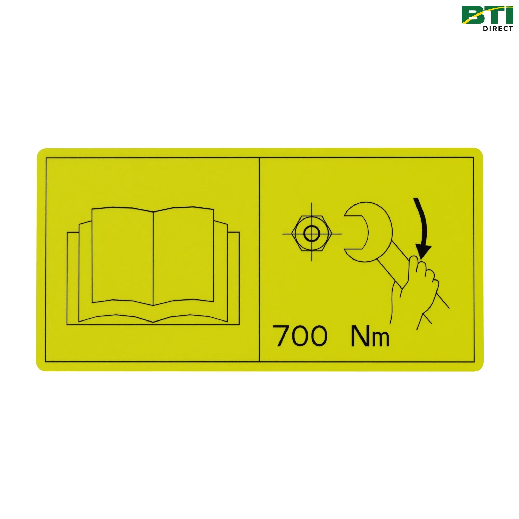 N313601: Torque Text Free Label