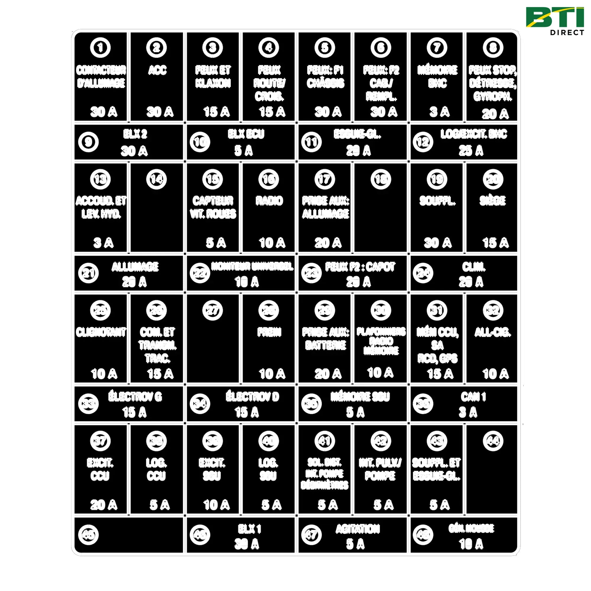 N319710: Electrical Load Center Label