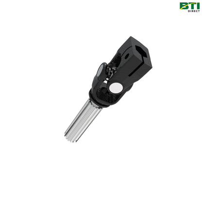 AXE43851: Center Feed Belt Driveshaft Yoke with Shaft